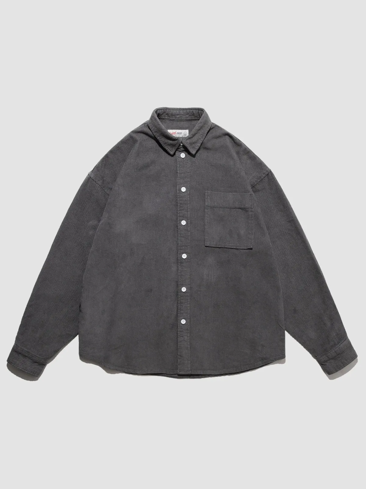Retro Corduroy Loose Warm Shirt