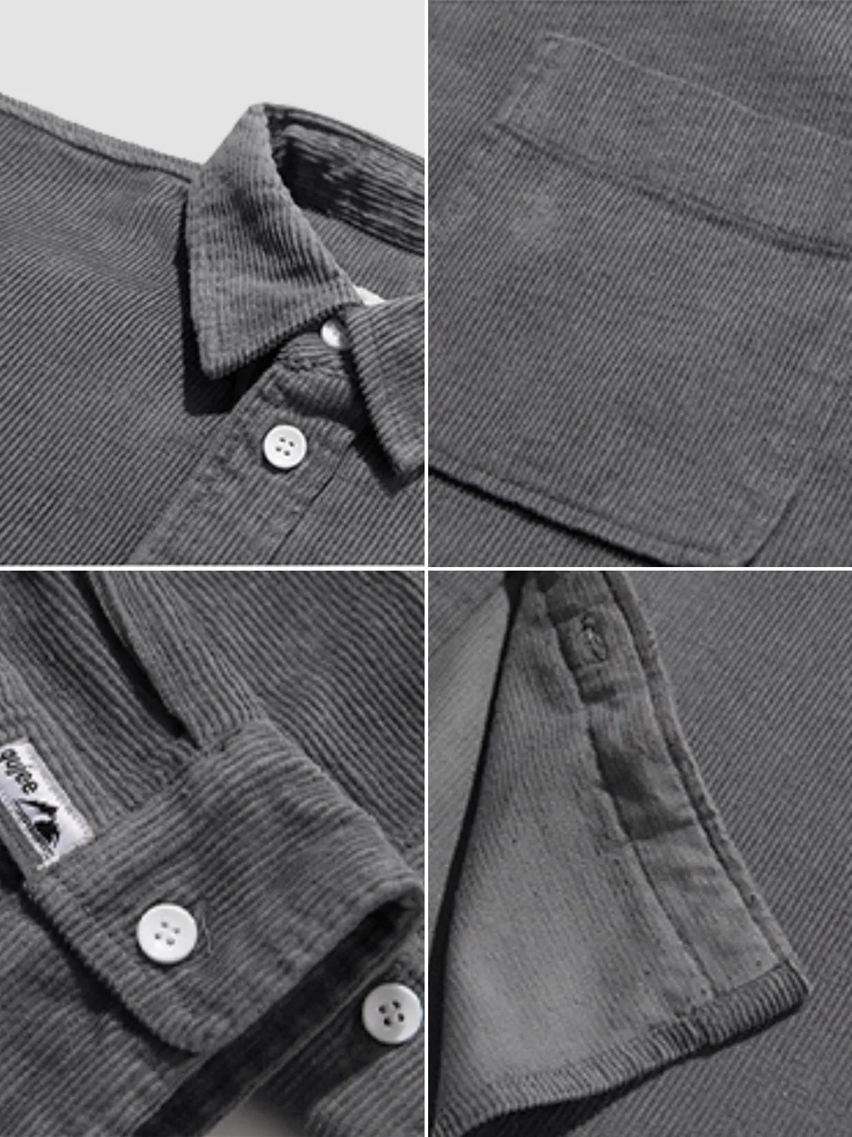 Retro Corduroy Loose Warm Shirt