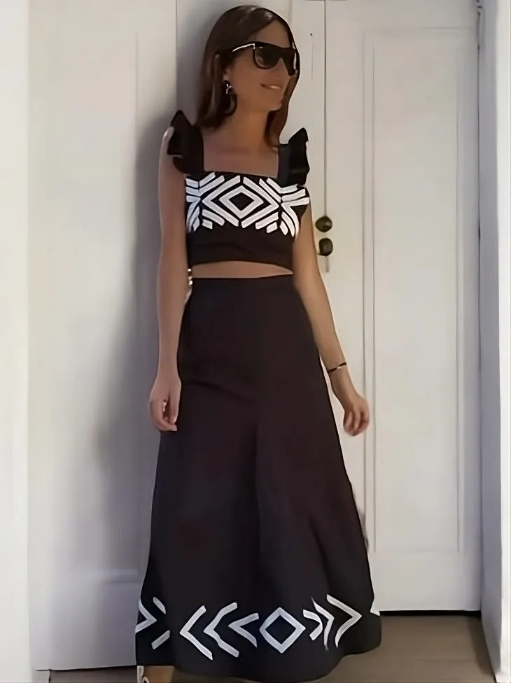 Serena | Skirt and Top Set