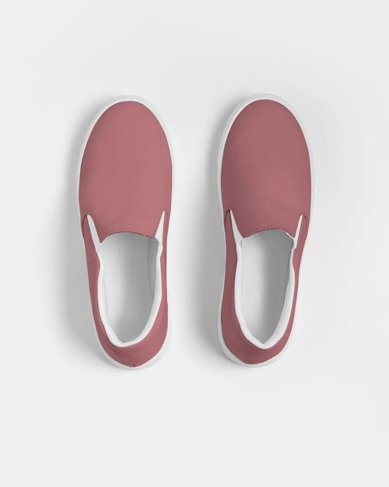 Shaded Pastel Pink Slip-On Canvas Sneakers | Men's | C0M60Y30K30