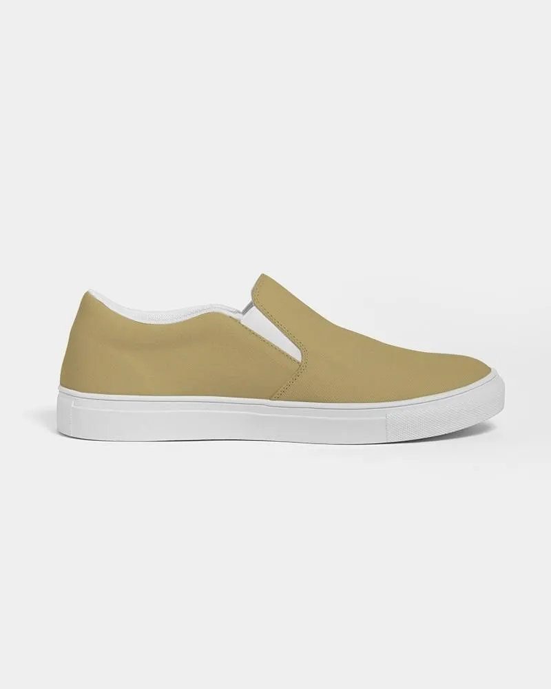 Shaded Pastel Yellow Slip-On Canvas Sneakers | Men's | C0M15Y60K30