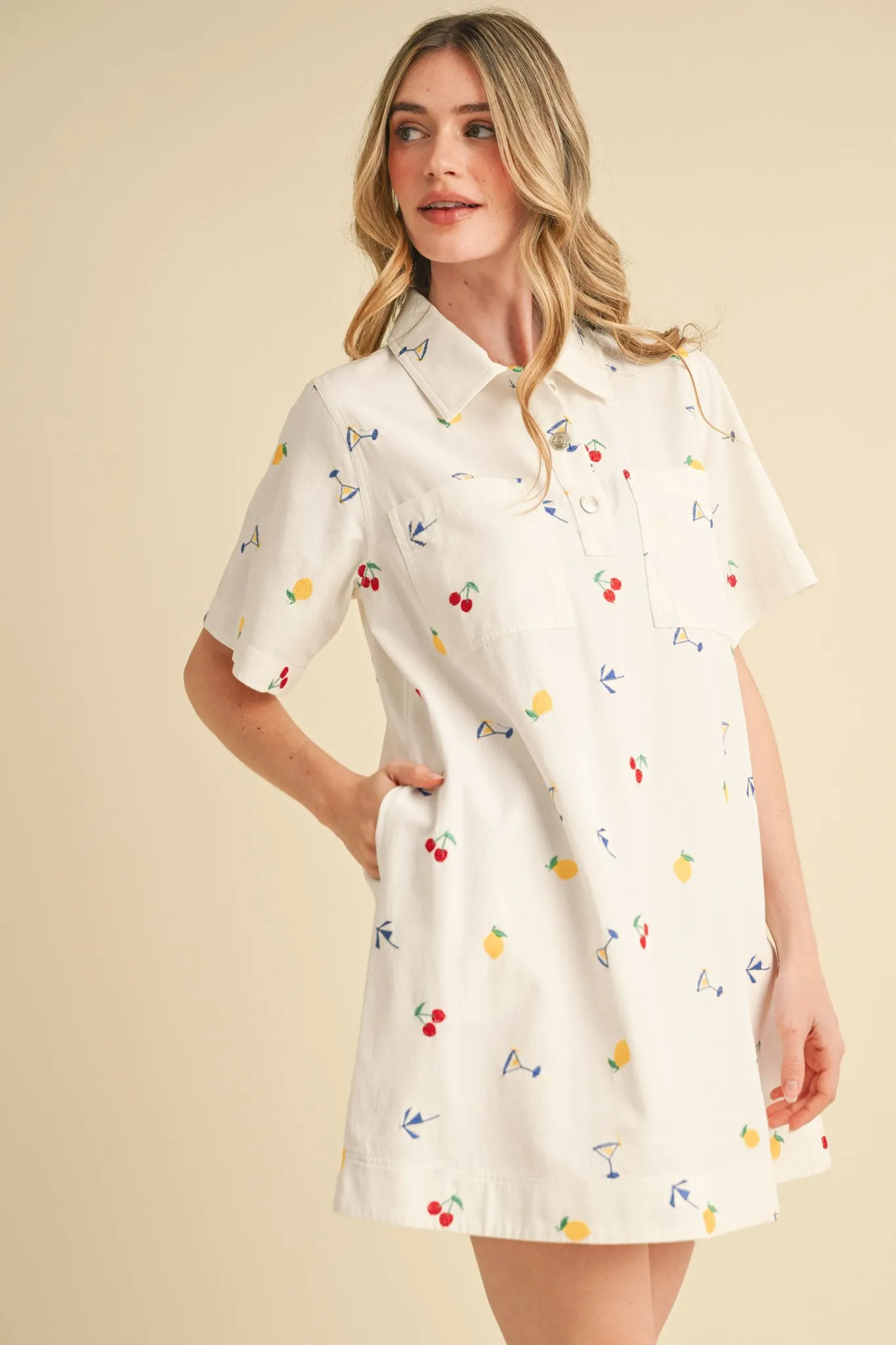Sips Along the Shore Dress