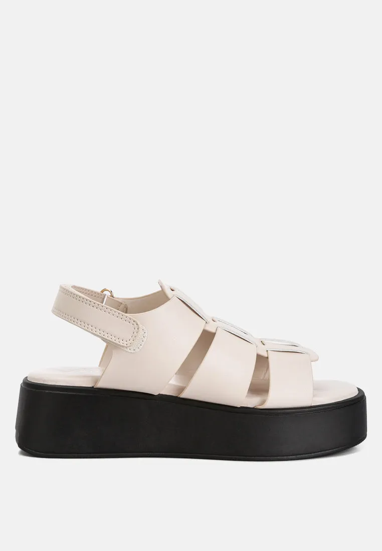 Velcro Gladiator Sandals By Ruw