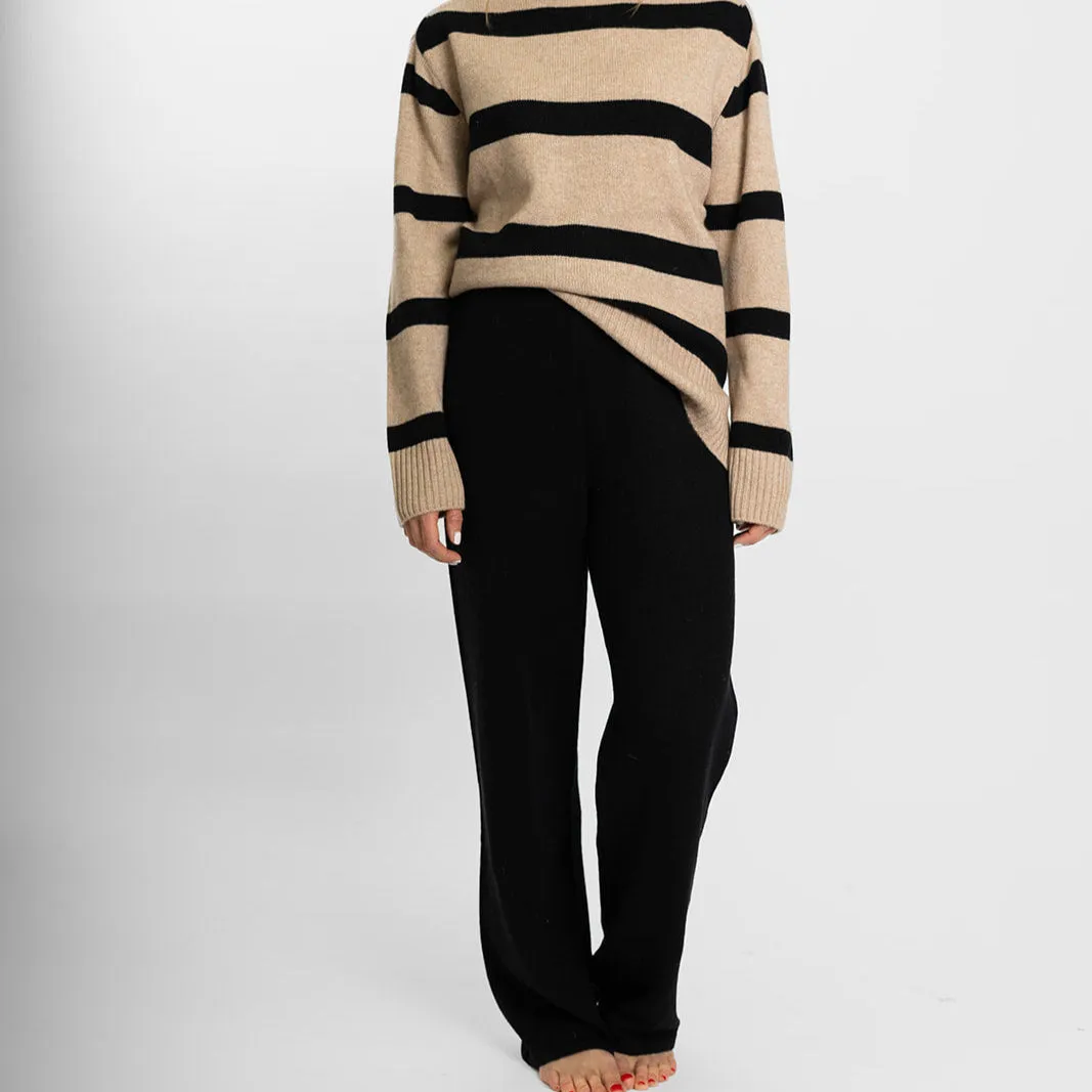 Wide Leg Pant / Black