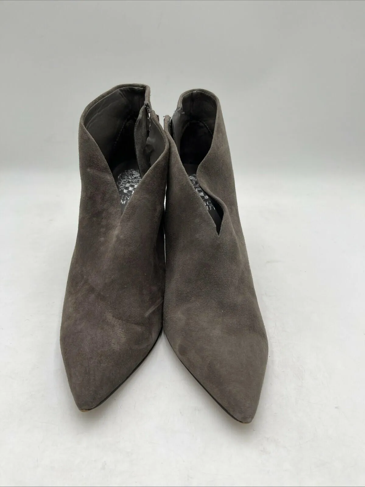 Women’s Vince Camuto Woven Booties Dark Grey Size 7.5M - Very Good